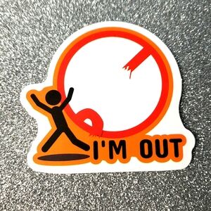 10/$10 SARCASM WATERPOOF Sticker SIGN